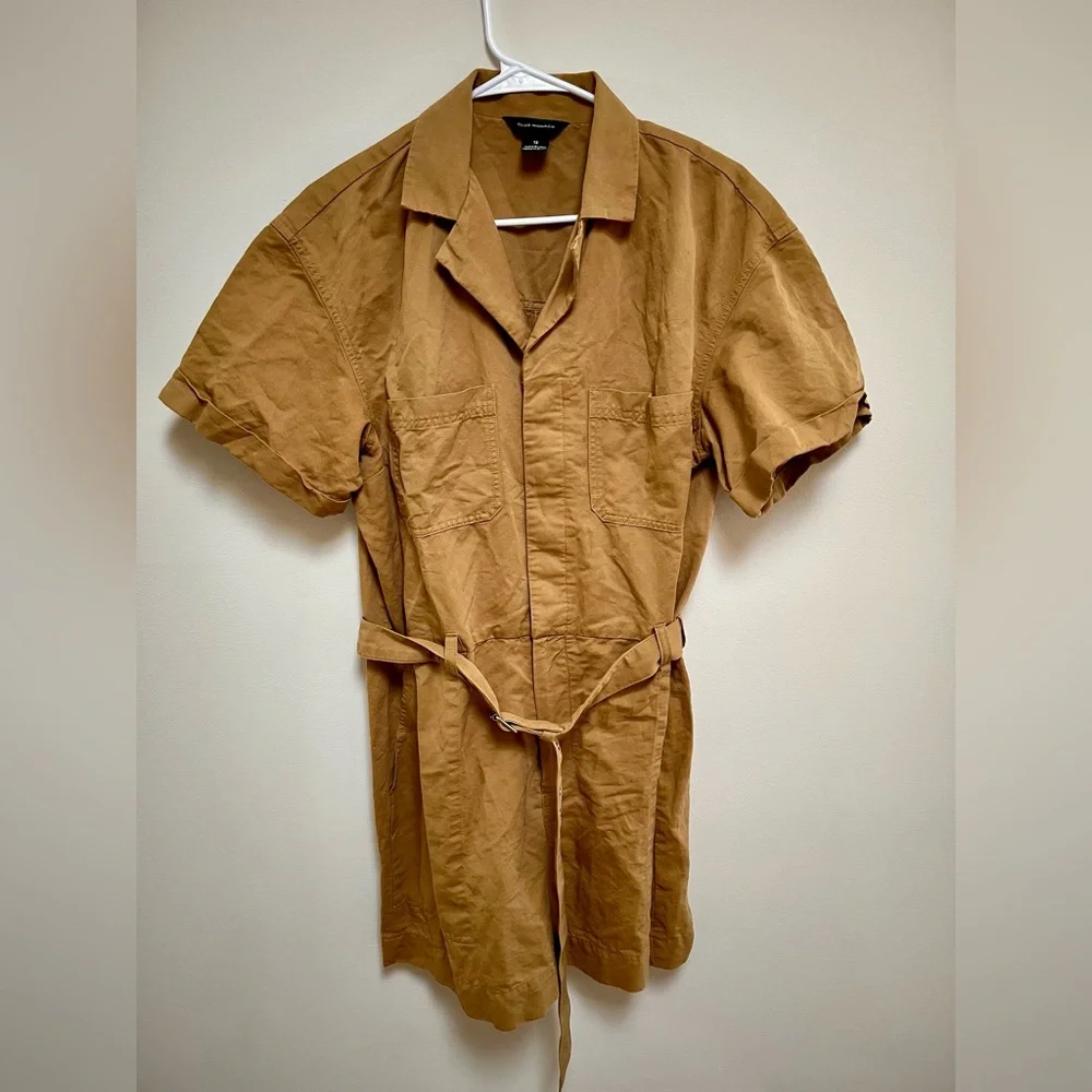 Club Monaco Utility Romper with Belt Sz 12
